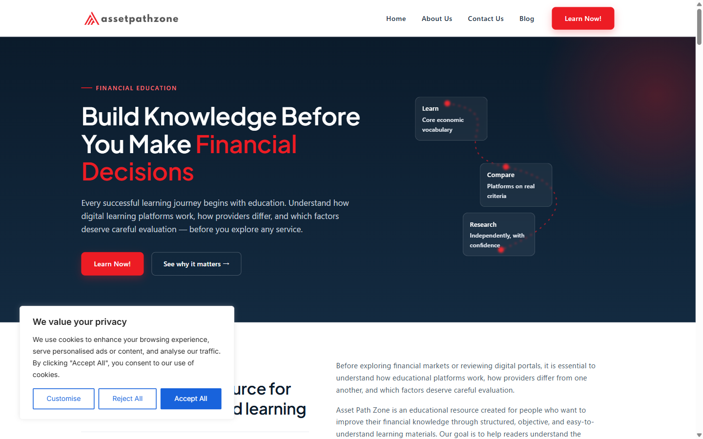 Asset Path Zone（assetpathzone.com）のトップページ