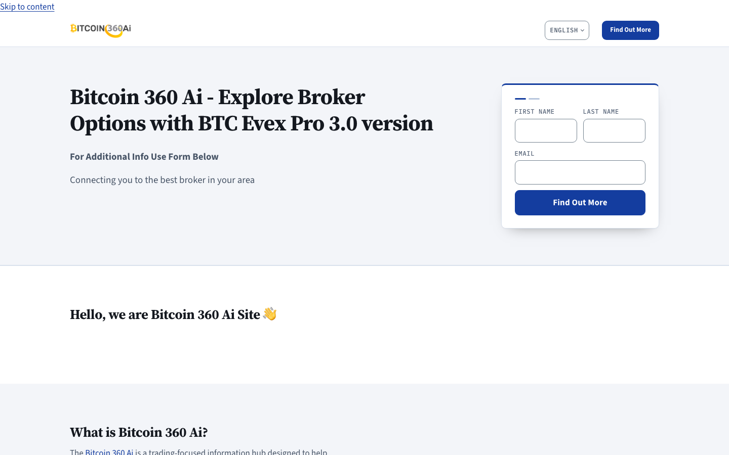 Bitcoin 360 Ai（bitcoin360ai.com）のトップページ