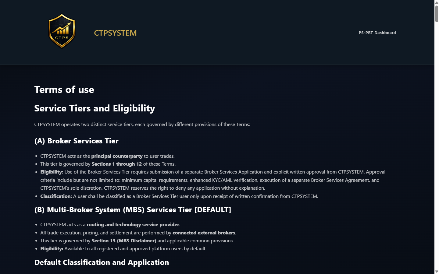 cmc-stps.com の英語の利用規約の冒頭部分