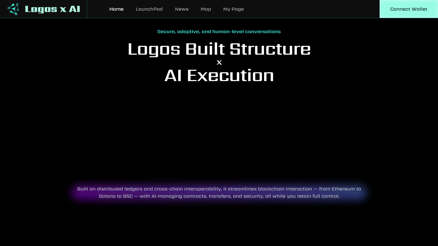 Logos x AI（logosai.markets）のトップページ