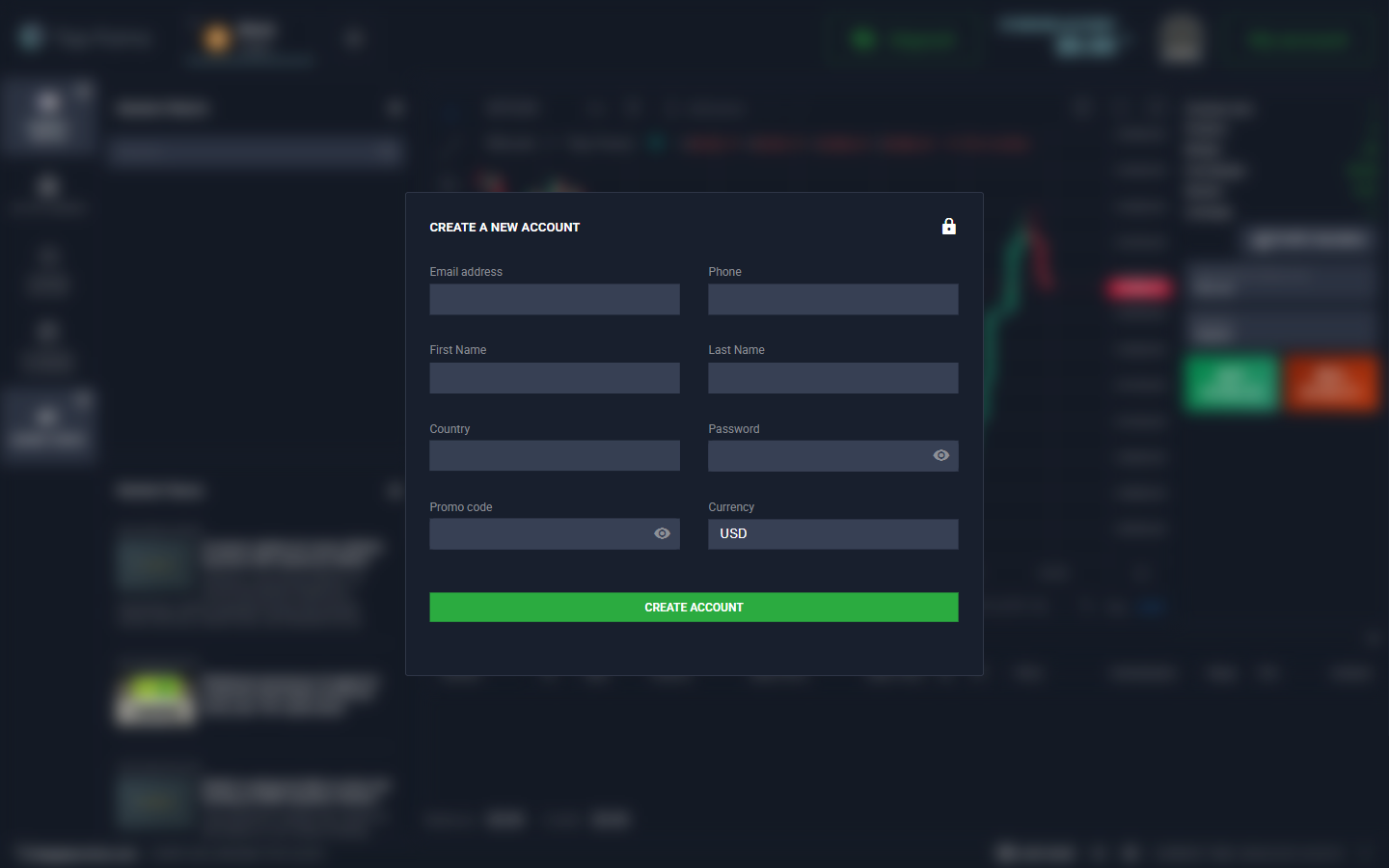 platform.fomo.holdings の登録欄