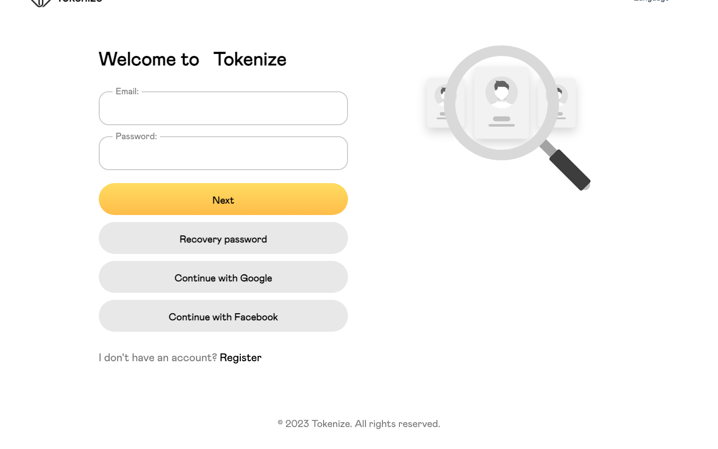 Tokenizeのローンの案内
